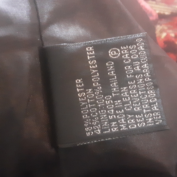 Vintage Kasper Red/Black/Gold Blazer Sz 10 - Picture 7 of 7